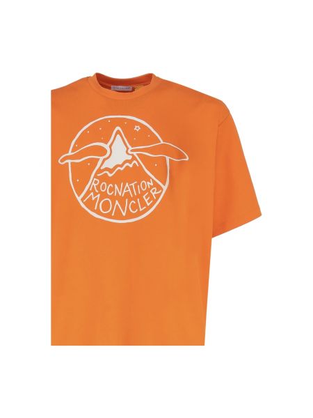 Koszula Moncler Genius pomarańczowa
