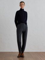 Pantalones rectos francés para mujer