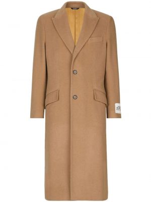 Kabát Dolce & Gabbana hnedá