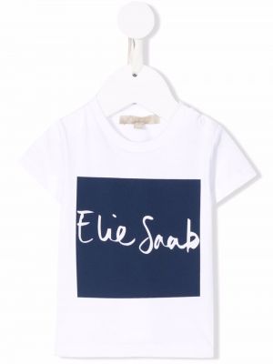 T-shirt för tjejer Elie Saab Junior vit