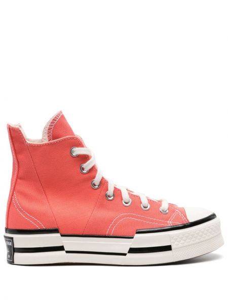 Sneakerși cu șireturi din dantelă cu stele Converse