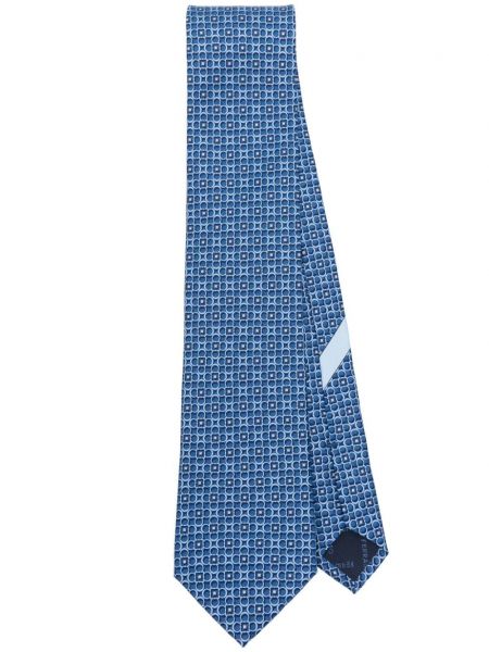 Μεταξωτή γραβάτα ζακάρ Ferragamo