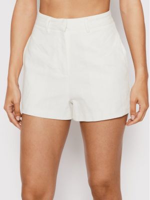 Kratke hlače bootcut Glamorous bijela