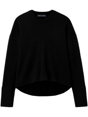Oversized πουλόβερ κασμίρ Proenza Schouler μαύρο