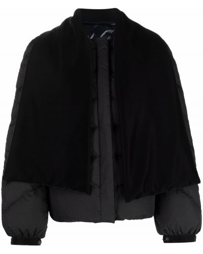 Reverzibilna pernata jakna Emporio Armani crna