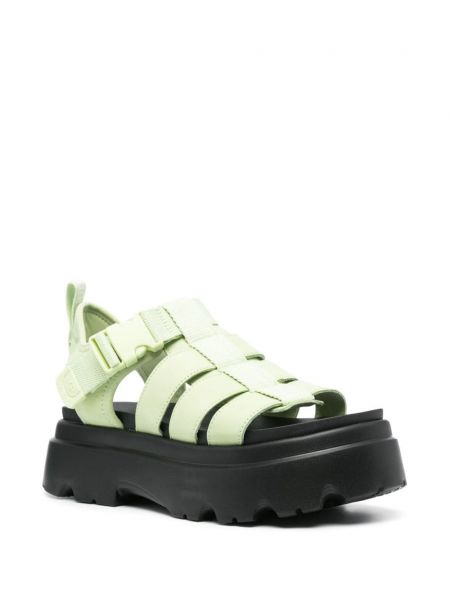Leder sandale Ugg grün
