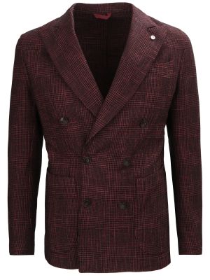 Пиджак с принтом L.b.m. 1911 бордовый