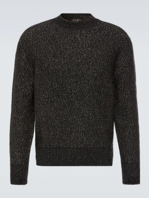 Jersey de algodón de tela jersey Loro Piana gris