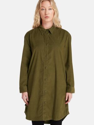 Платье-рубашка Timberland, оливковый