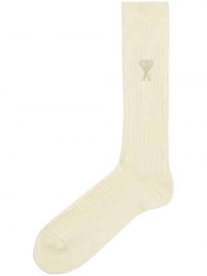 Čarape Ami Paris bijela