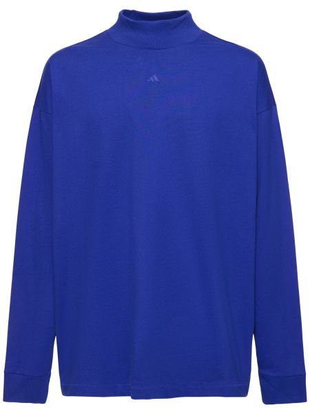 T-krekls ar garām piedurknēm Adidas Originals zils