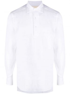 Biała lniana koszula Manebi
