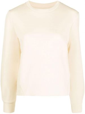 Sweatshirt mit rundhalsausschnitt mit print Calvin Klein beige