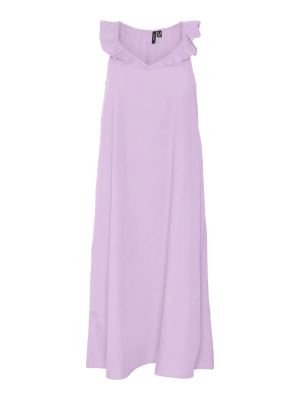 Midi suknele Vero Moda violetinė
