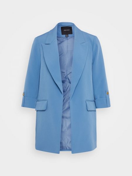 Krótki płaszcz Vero Moda niebieski