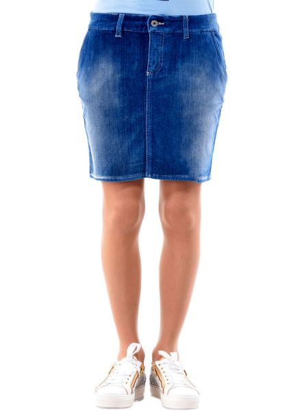 Синяя джинсовая юбка Blugirl