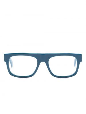 Lunettes de vue à imprimé Gucci Eyewear bleu