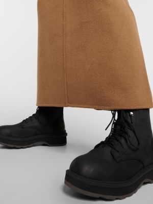 Ankle boots zamszowe Sorel czarne