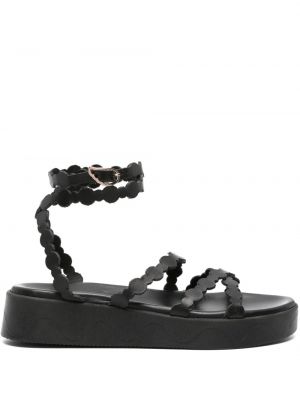 Δερμάτινα σανδάλια Ancient Greek Sandals μαύρο