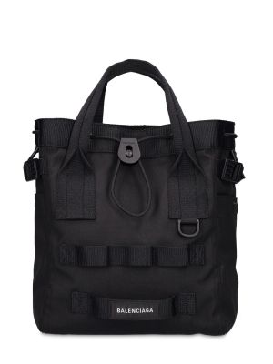 Найлонови шопинг чанта Balenciaga черно