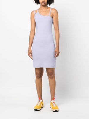 Sukienka asymetryczna Nike fioletowa