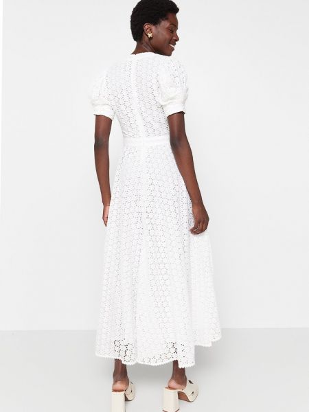 Sukienka długa Polo Ralph Lauren biała