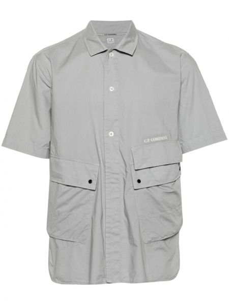 Chemise en coton avec poches C.p. Company gris