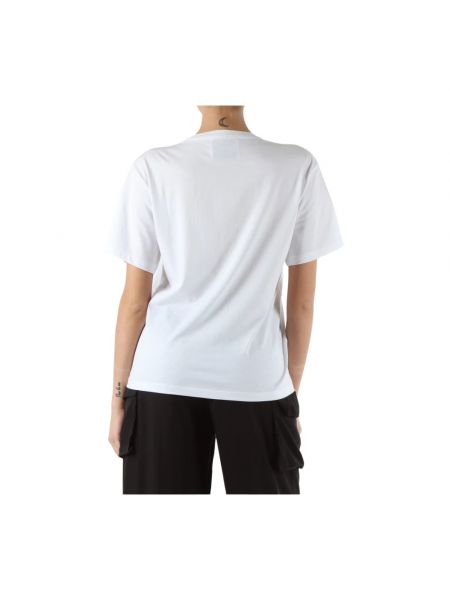 Camiseta con bordado de algodón Richmond blanco
