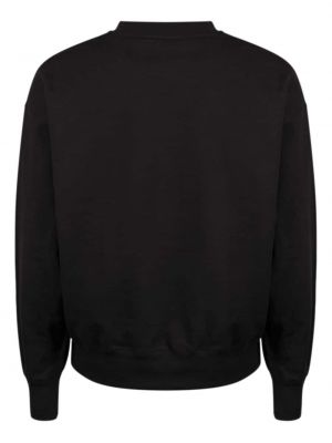 Bluza bawełniana z nadrukiem Bally czarna
