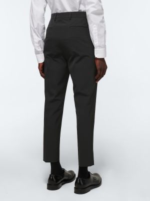 Klasické kalhoty Prada černé