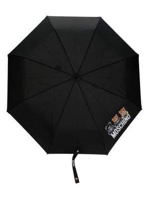 Raštuotas skėtis Moschino juoda