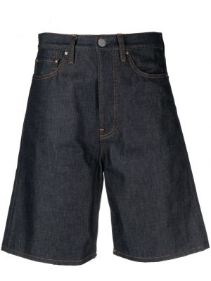 Kratke jeans hlače Toteme modra