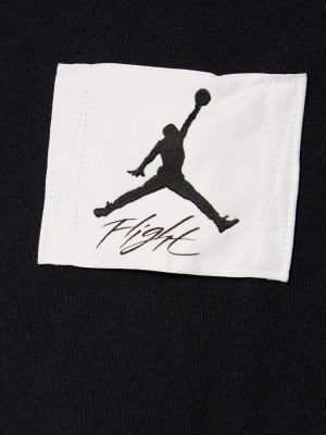 Kokvilnas t-krekls Nike melns