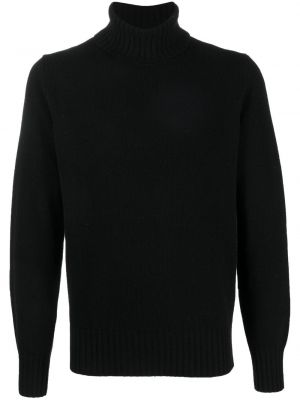 Pleten pulover Doppiaa črna