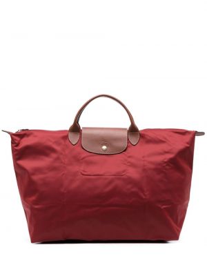 Bőrönd Longchamp piros