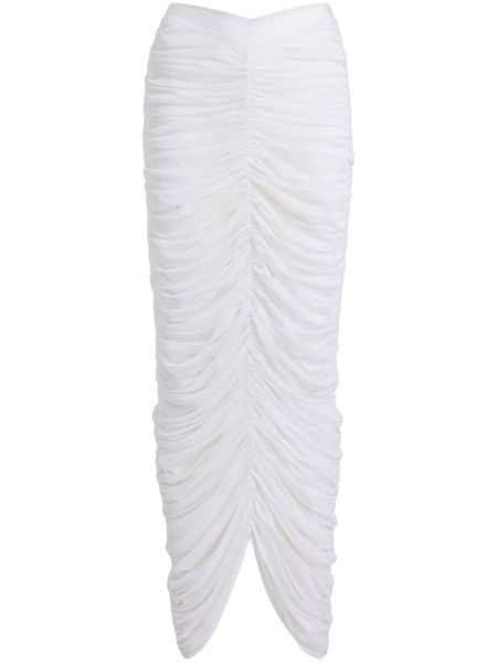 Svilena suknja Khaite bijela