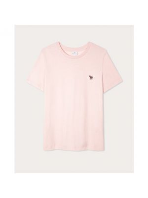 Camiseta de algodón Ps Paul Smith rosa