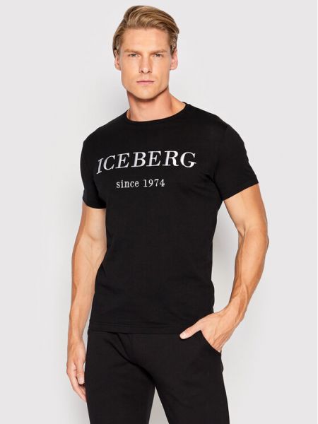Тениска Iceberg черно