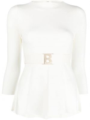 Пеплум блуза Blugirl бяло