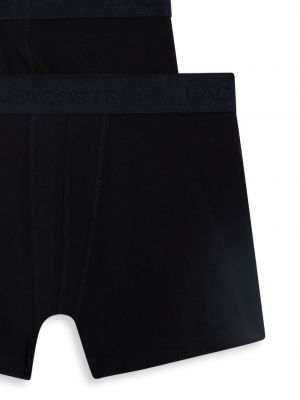 Boxershorts aus baumwoll mit print Lacoste schwarz