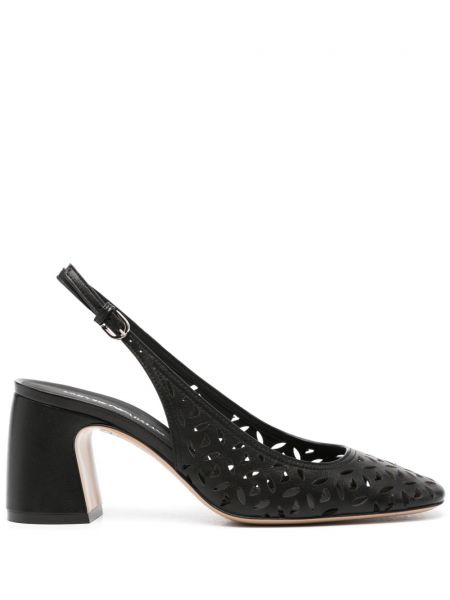 Escarpins en cuir Emporio Armani noir