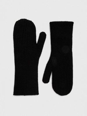 Шерстяные перчатки By Malene Birger черные