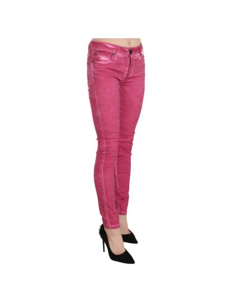 Jeansy skinny Dolce And Gabbana różowe