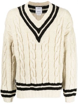 Pullover mit v-ausschnitt Visvim weiß