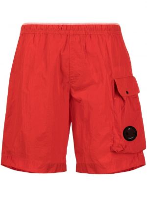 Cargo shorts med lommer C.p. Company rød