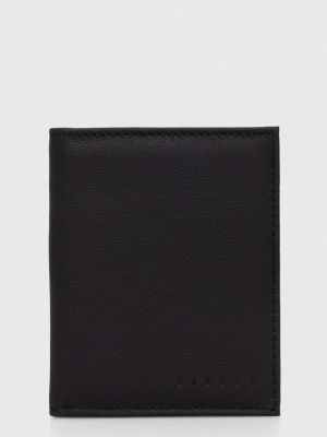 Usnjena denarnica Sisley črna