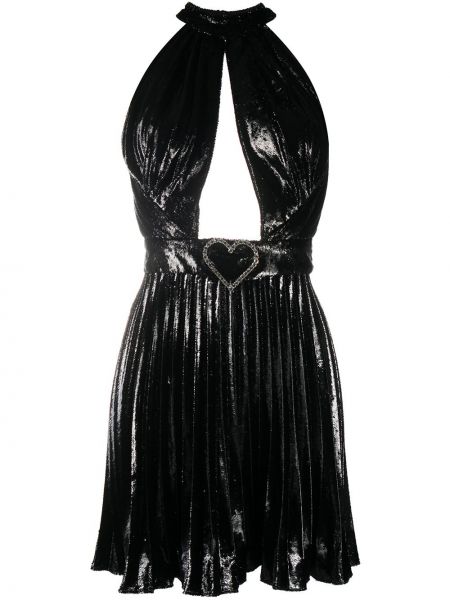 Плаття міні з люрексом Philipp Plein, чорне