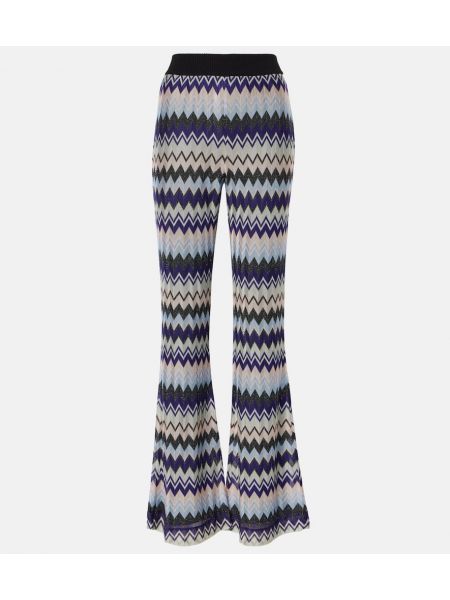 Strikket flare bukser Missoni