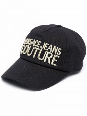 Brodert cap Versace Jeans Couture svart