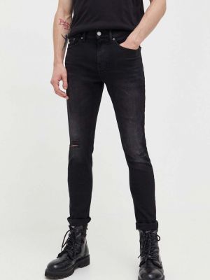 Jeansy skinny Tommy Jeans czarne